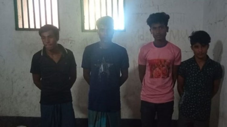 ভাসানচর থেকে পালানোর সময় শিশুসহ ৯ রোহিঙ্গা আটক