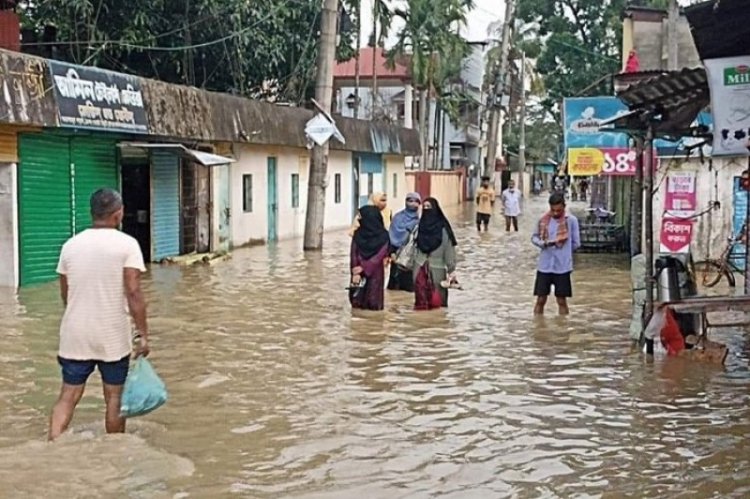সুনামগঞ্জে বন্যা পরিস্থিতির উন্নতি, বেড়েছে পানিবাহিত রোগ