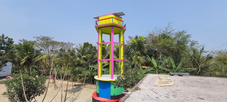 কাতার চ্যারিটির সোলার চালিত পাম্পে বিশুদ্ধ পানি পাচ্ছে উপকূলবাসী
