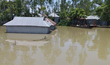 কুড়িগ্রামের নিম্নাঞ্চল প্লাবিত, ফের আতঙ্কে মানুষ