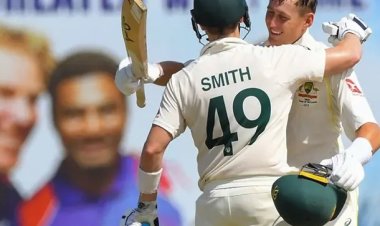 স্মিথ-লাবুশেনের সেঞ্চুরিতে অস্ট্রেলিয়ার দিন