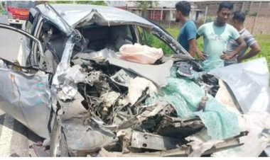 বগুড়ায় পিকআপ-প্রাইভেট কারের সংঘর্ষে নিহত ৮