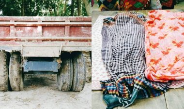 নিজেদের ট্রাকের নিচে চাপা পড়ে ভাই-বোনের মৃত্যু