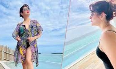 মালদ্বীপে কার সঙ্গে সময় কাটাচ্ছেন শ্রাবন্তী?