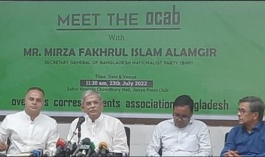 নির্বাচনকালীন সরকারের দাবি না মানলে রাজপথেই সরকার পরিবর্তন করা হবে: মির্জা ফখরুল