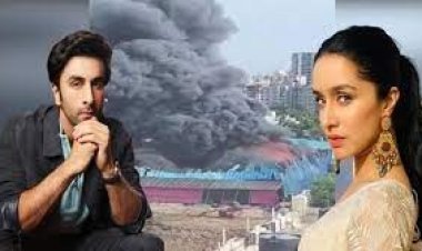  রণবীর-শ্রদ্ধার শুটিং সেটে আগুন