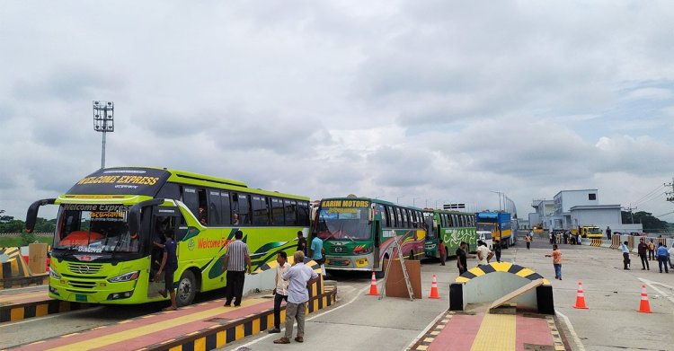 ঢাকা-ভাঙ্গা এক্সপ্রেসওয়েতে ৪ কিমি যানজট