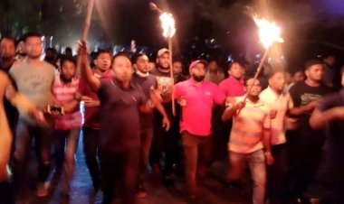 রাজধানীতে ছাত্রদলের বিক্ষোভ ও মশাল মিছিল