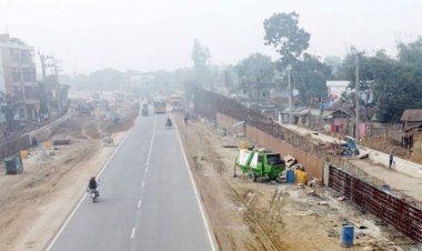 বগুড়া-রংপুর চার লেনের নির্মাণকাজ বন্ধ