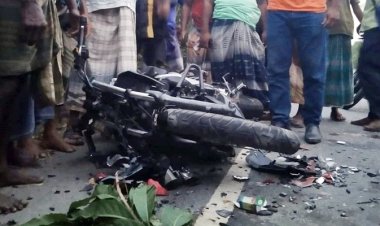 নওগাঁয় দুই মোটরসাইকেলের সংঘর্ষে বাবা-ছেলে নিহত