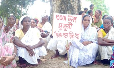 অষ্টম দিনের মতো চলছে চা শ্রমিকদের কর্মবিরতি