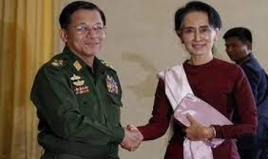  অং সান সু চির সঙ্গে আলোচনায় রাজি মিয়ানমারের সেনাপ্রধান