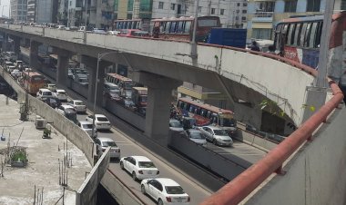 যানজটে স্থবির ঢাকায় ভোগান্তি