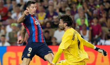  জন্মদিনে লেওয়ানডস্কির জোড়া গোল, বার্সার প্রথম জয়