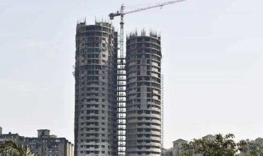  গুঁড়িয়ে দেওয়া হচ্ছে নয়ডার টুইন টাওয়ার