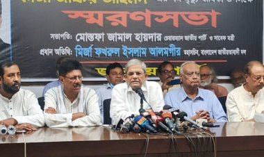 জনগণের ঐক্য সৃষ্টি হয়েছে, এটাই তাদের বড় ভয় : মির্জা ফখরুল