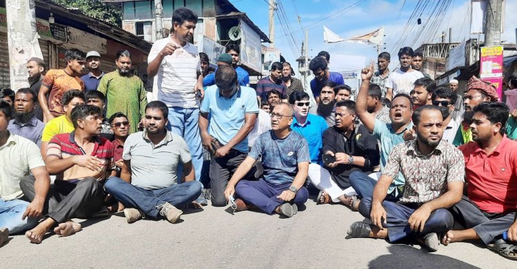 খণ্ড খণ্ড মিছিলে ভোলায় বিএনপির হরতাল পালিত