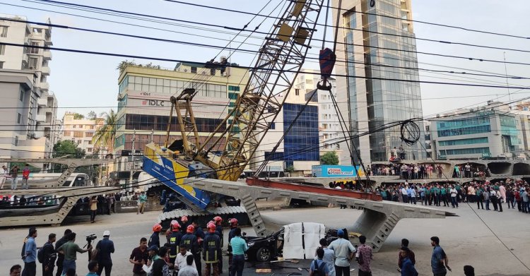 উত্তরায় গার্ডার দুর্ঘটনা : ক্রেনচালকসহ ৯ জন গ্রেপ্তার