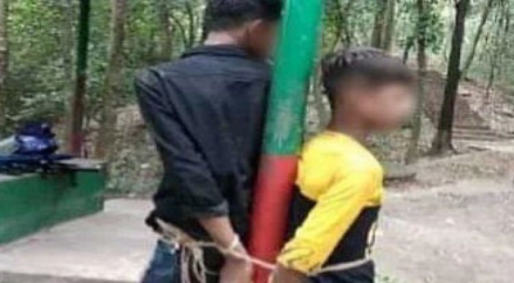 খুঁটির সঙ্গে বেঁধে শিশুকে নির্যাতন, ৩ পুলিশ প্রত্যাহার