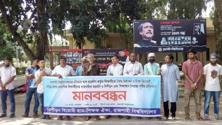ছাত্রলীগ নিয়ে যে গুরুতর অভিযোগ করলেন রাবি অধ্যাপক
