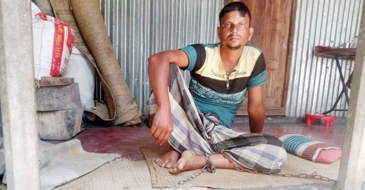 টাকা না দেওয়ায় ৩ দিন যুবককে শিকল দিয়ে বেঁধে রাখলেন পাওনাদার
