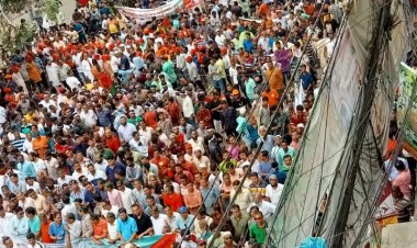 বিএনপির প্রতিষ্ঠাবার্ষিকীর র‌্যালিতে জনতার ঢল