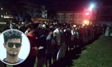 পুলিশি পাহারায় মধ্যরাতে শাওনের মরদেহ দাফন