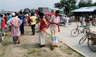 রংপুরে সারের দাবিতে কৃষকদের মহাসড়ক অবরোধ