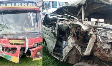 রংপুরে বাস-অ্যাম্বুলেন্স সংঘর্ষে নবজাতকসহ নিহত ৩