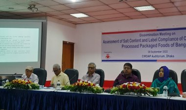 দুই-তৃতীয়াংশ প্রক্রিয়াজাত খাবারে লবণের মাত্রা বেশি