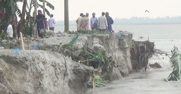 কুড়িগ্রামে তিস্তার ভাঙনে নিঃস্ব ৩ গ্রামের মানুষ