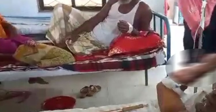 স্ত্রীর ছোড়া গরম পানিতে ঝলসে গেল স্বামীর শরীর