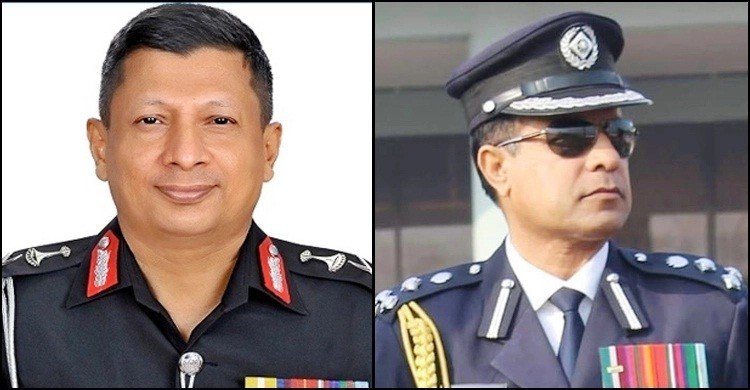 নতুন আইজিপি আব্দুল্লাহ আল-মামুন, র্যাব ডিজি খুরশীদ হোসেন