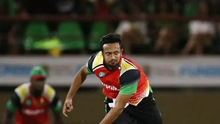 সিপিএলে টানা দ্বিতীয় ‘গোল্ডেন ডাক’ সাকিবের