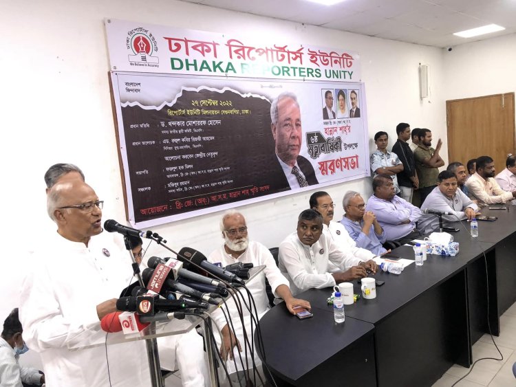 ইভিএমে ভোট কারচুপির ষড়যন্ত্র করছে আ. লীগ: ড. মোশাররফ