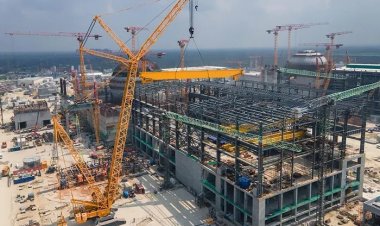 রূপপুর পারমাণবিক বিদ্যুৎ কেন্দ্রে ব্রিজক্রেন স্থাপন