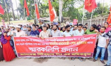 শ্রমিকদের ৬ মাসের বেতন না দিয়ে কারখানা বন্ধের অভিযোগ