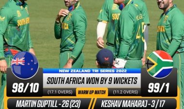  নিউজিল্যান্ডকে ৯৮ রানে গুটিয়ে বড় জয় দক্ষিণ আফ্রিকার