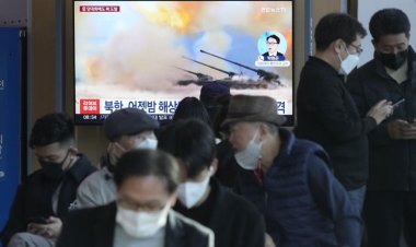  দক্ষিণের সীমান্তের কাছে দফায় দফায় গোলা নিক্ষেপ উ. কোরিয়ার