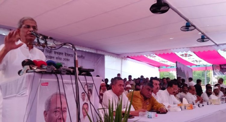 তত্ত্বাবধায়ক সরকার ছাড়া কোনো নির্বাচন হতে দেয়া হবে না : মির্জা ফখরুল