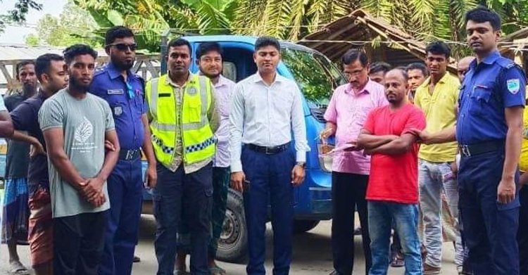 মরা গরুর মাংসসহ ব্যবসায়ী আটক, জরিমানা ৩০ হাজার