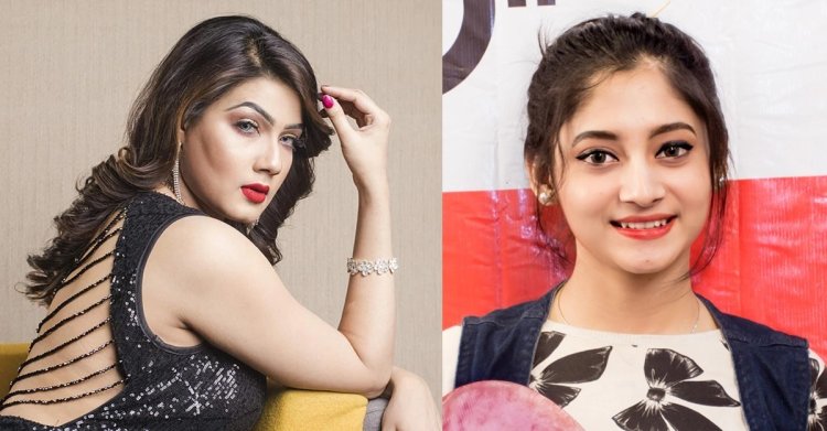 মুখোমুখি চিত্রনায়িকা মাহিয়া মাহি ও পূজা চেরি