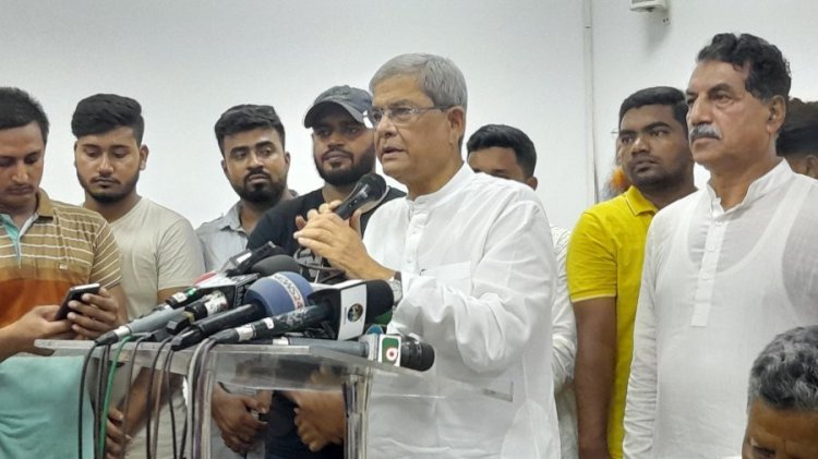 গণতন্ত্র ফেরাতে দলের ‘হাজারো নেতাকর্মী প্র্রাণ দেবে: মির্জা ফখরুল