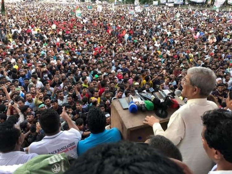 সরকারের পদত্যাগ ছাড়া কোন আলোচনা নয়: মির্জা ফখরুল