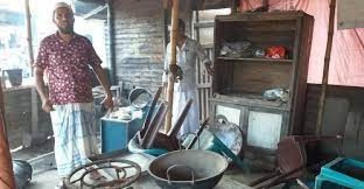 মুন্সিগঞ্জে চাঁদা না পেয়ে খাবার হোটেল ভাঙচুর, মালিককে মারধর