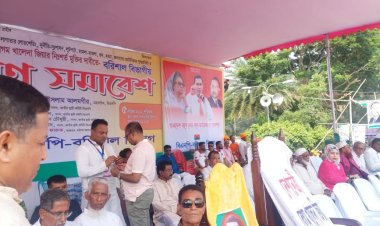 বরিশাল বিএনপির গণ সমাবেশ শুরু