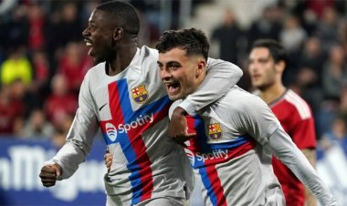 দুই লাল কার্ড এবং ১০ জনের দল নিয়েও জয় বার্সেলোনার