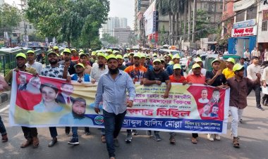 স্বেচ্ছাসেবক দলের সমাবেশ নেতাকর্মীরা আসতে শুরু করেছেন