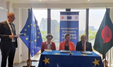 ভাসানচরে রোহিঙ্গাদের ৩ মিলিয়ন ইউরো দেবে ইইউ