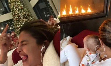 ক্রিসমাসের মেজাজে প্রিয়াঙ্কা, বিদেশে ফিরেই মেয়ে মালতির সঙ্গে উদযাপন শুরু